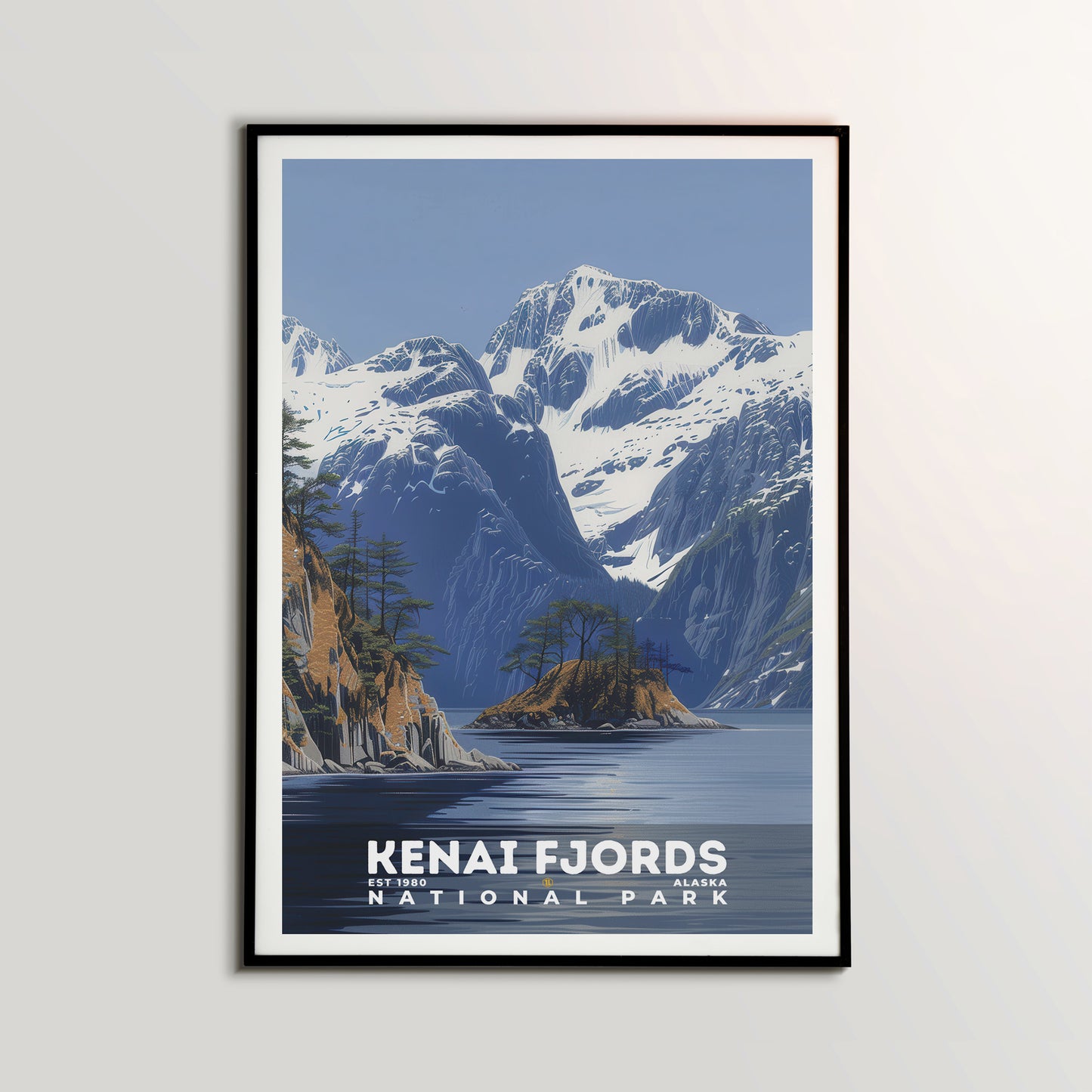 Kenai Fjords National Park Poster | S19