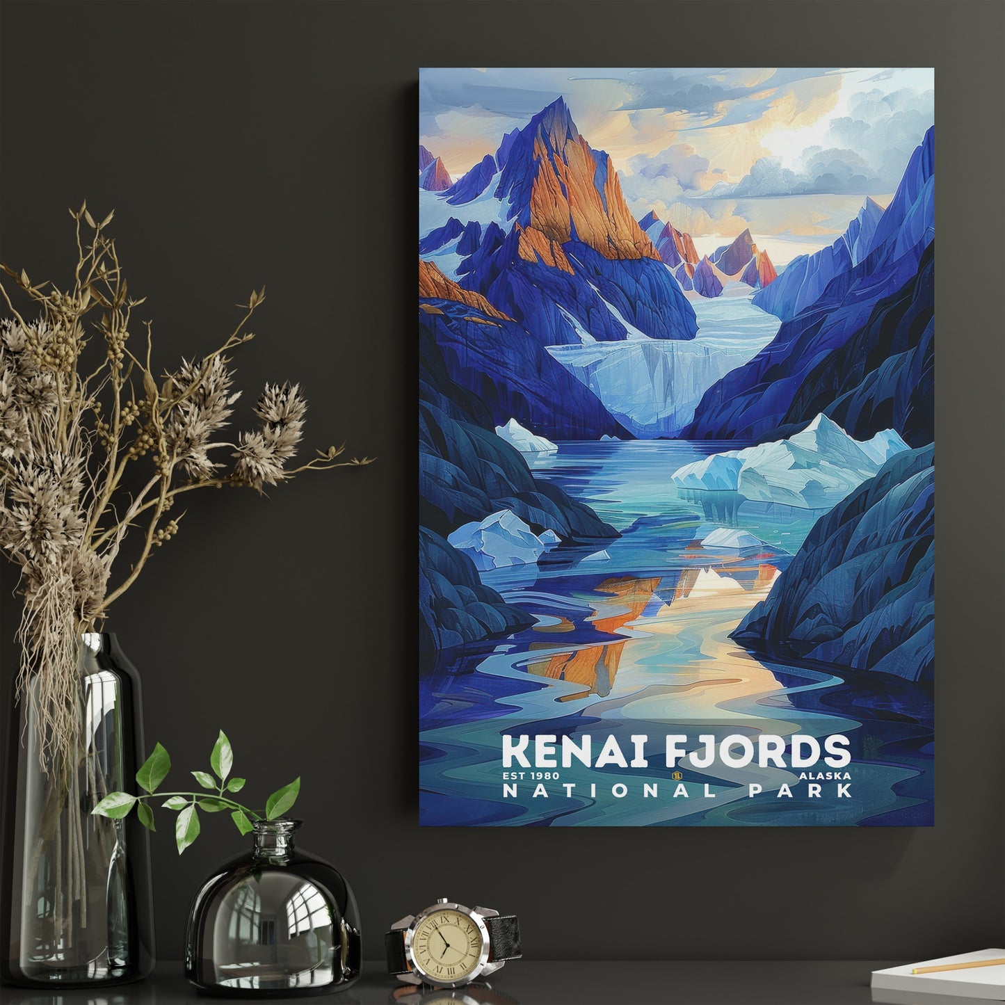 Kenai Fjords National Park Poster | S20