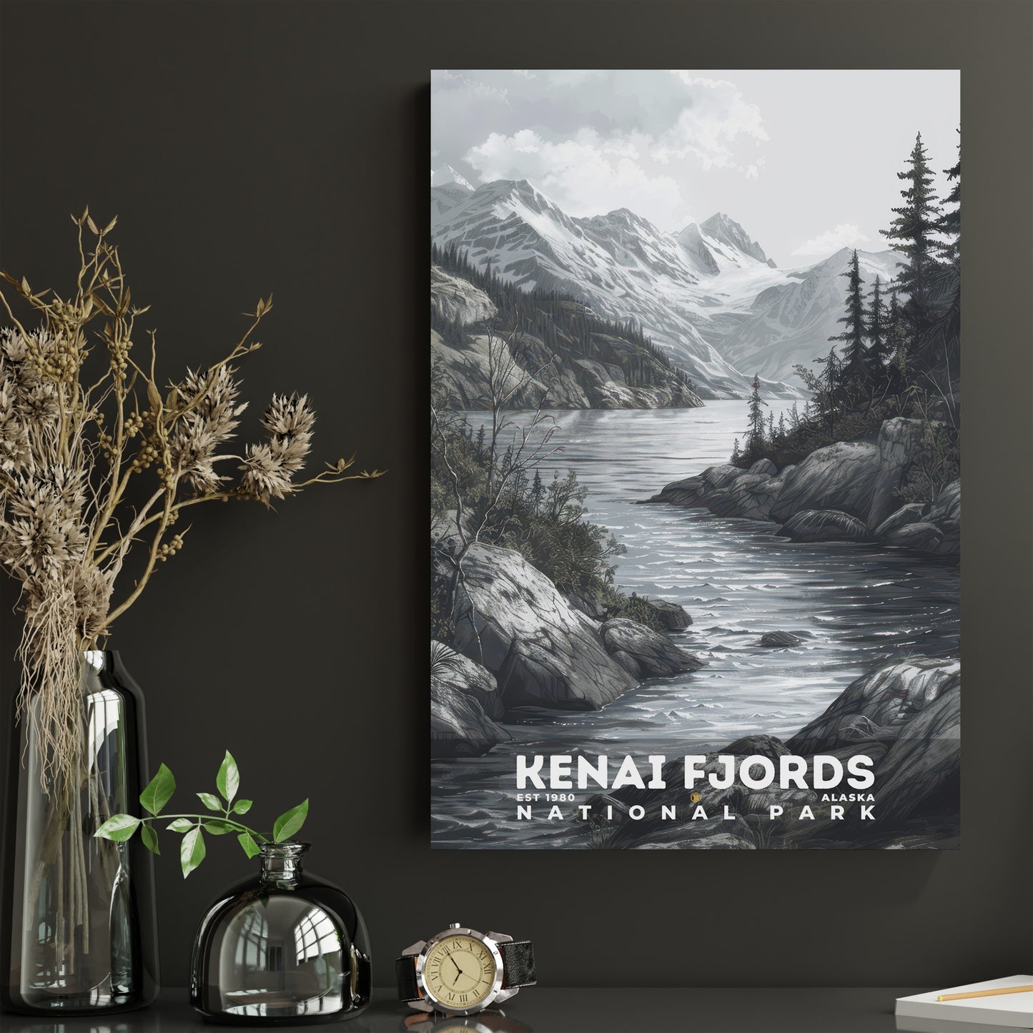 Kenai Fjords National Park Poster | S17