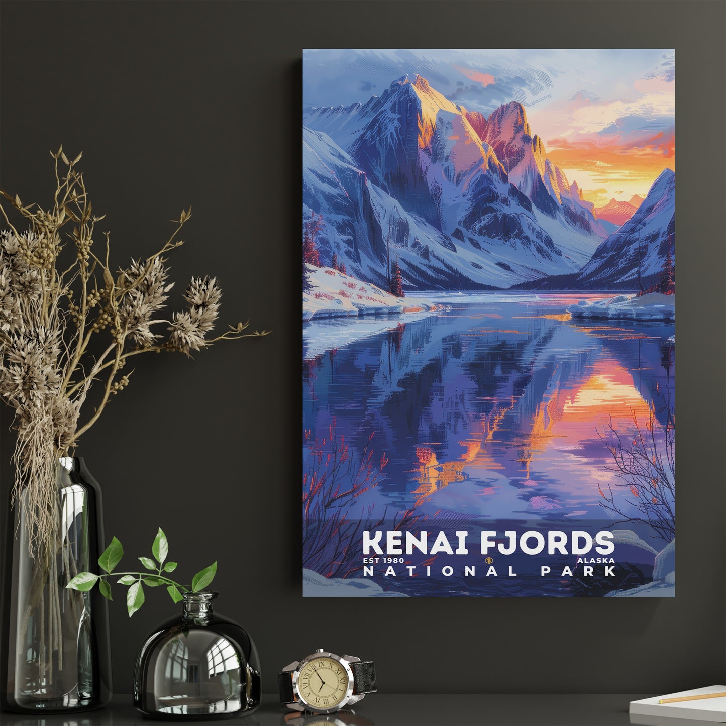 Kenai Fjords National Park Poster | S18