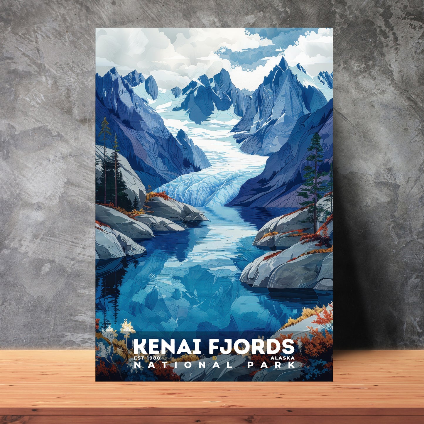 Kenai Fjords National Park Poster | S11