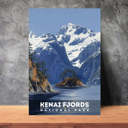 Kenai Fjords National Park Poster | S19