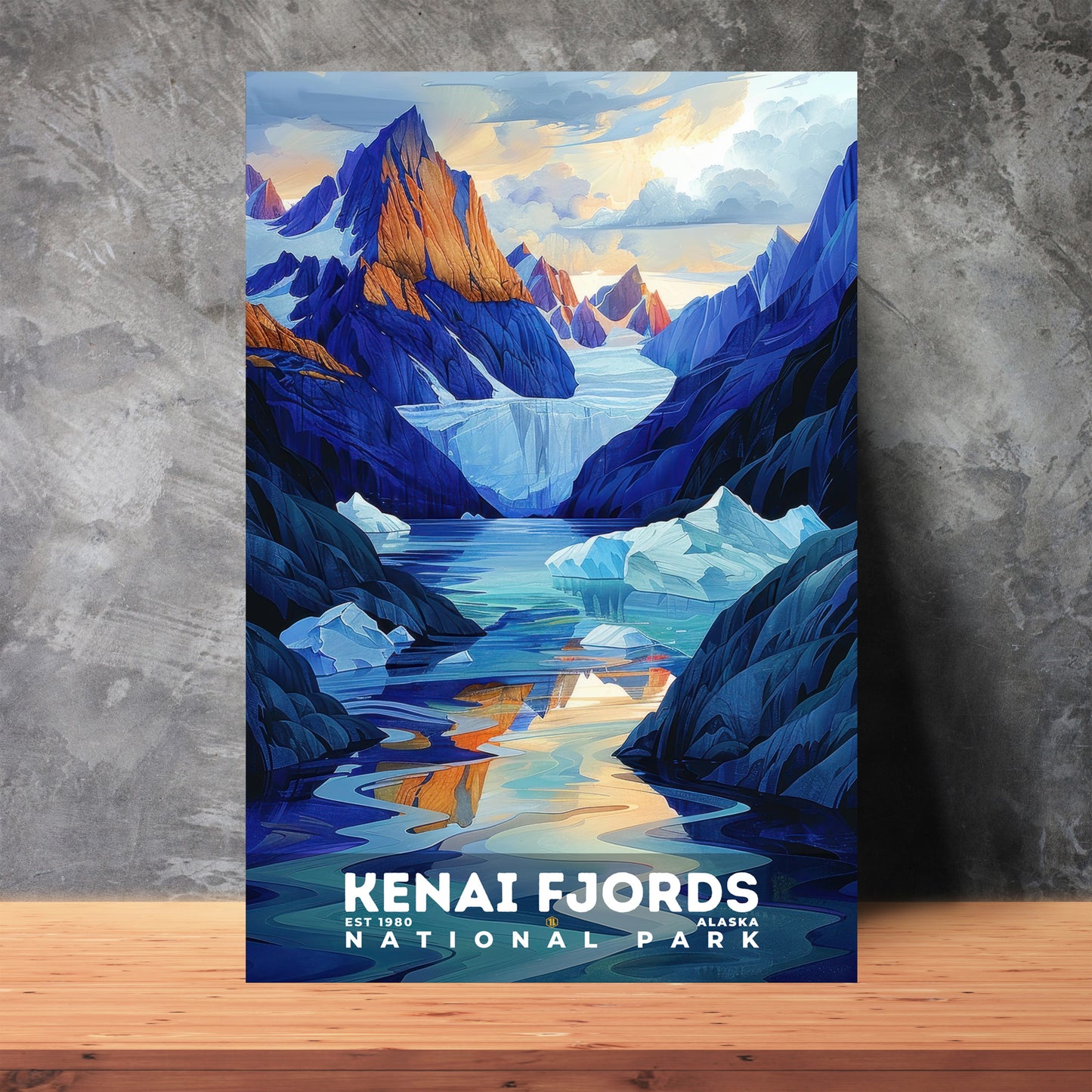 Kenai Fjords National Park Poster | S20