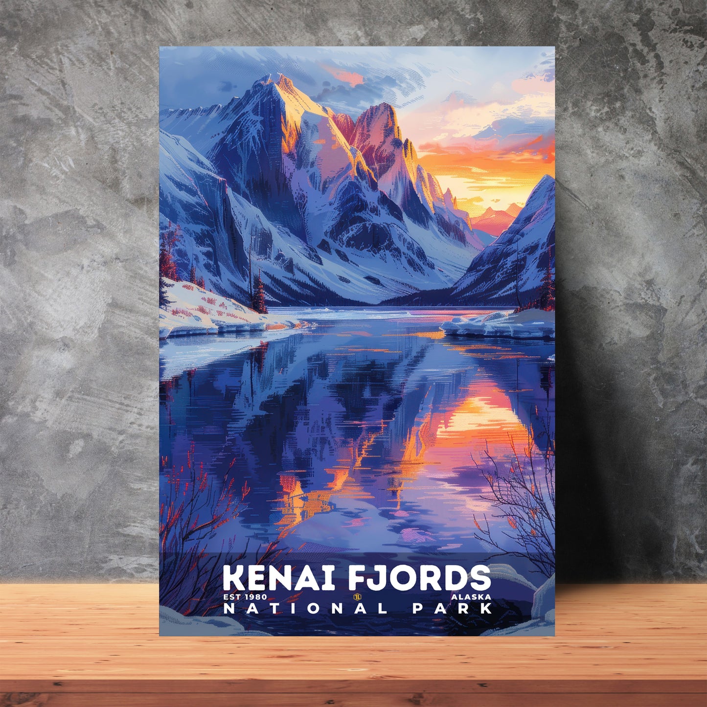 Kenai Fjords National Park Poster | S18