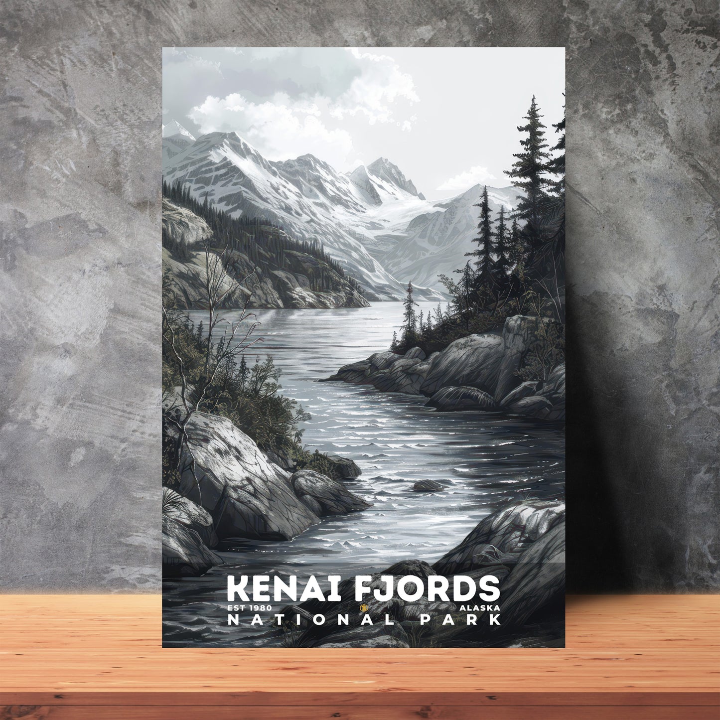 Kenai Fjords National Park Poster | S17