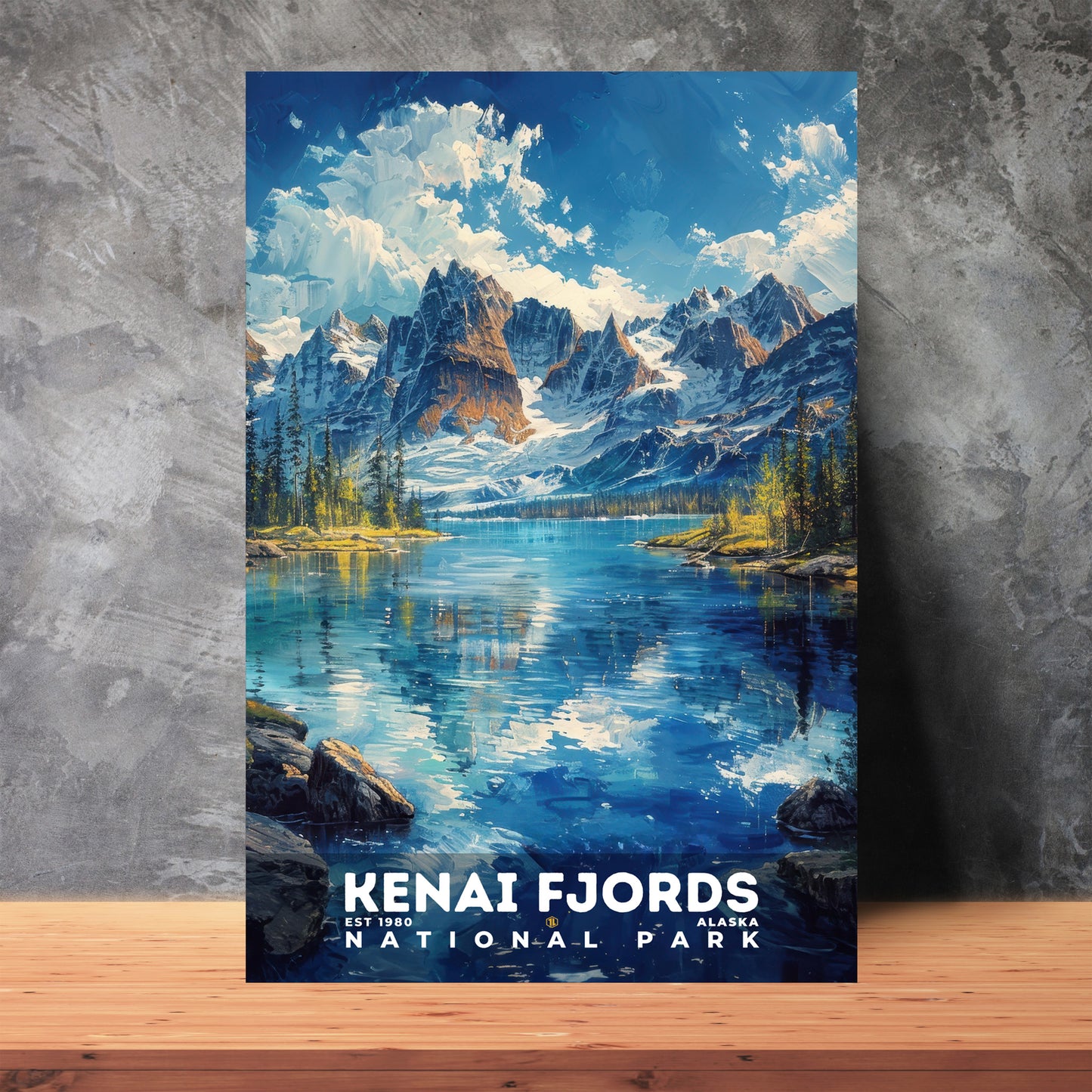 Kenai Fjords National Park Poster | S14