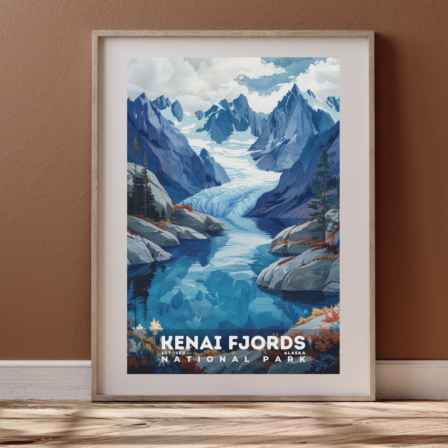 Kenai Fjords National Park Poster | S11