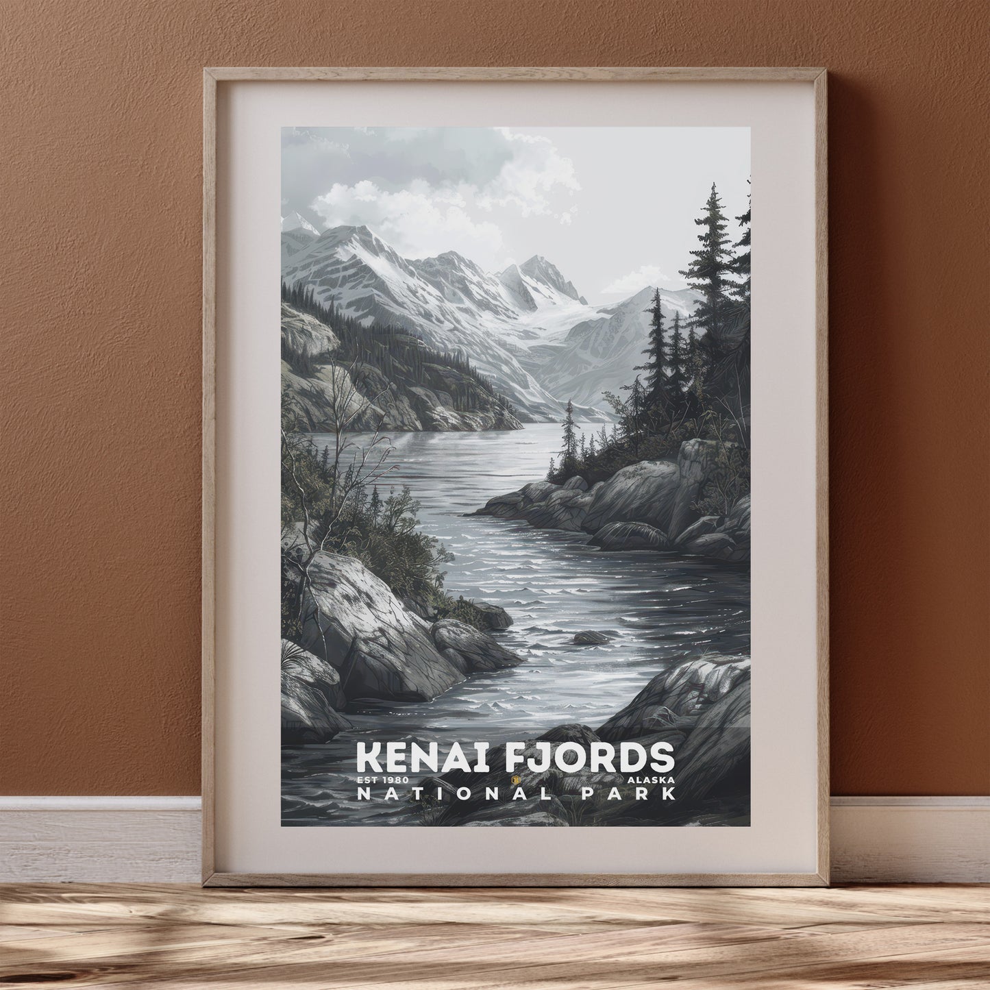 Kenai Fjords National Park Poster | S17