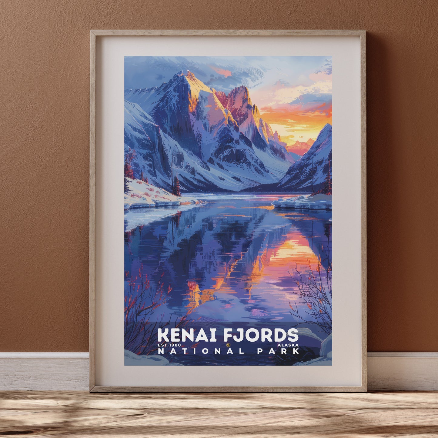 Kenai Fjords National Park Poster | S18