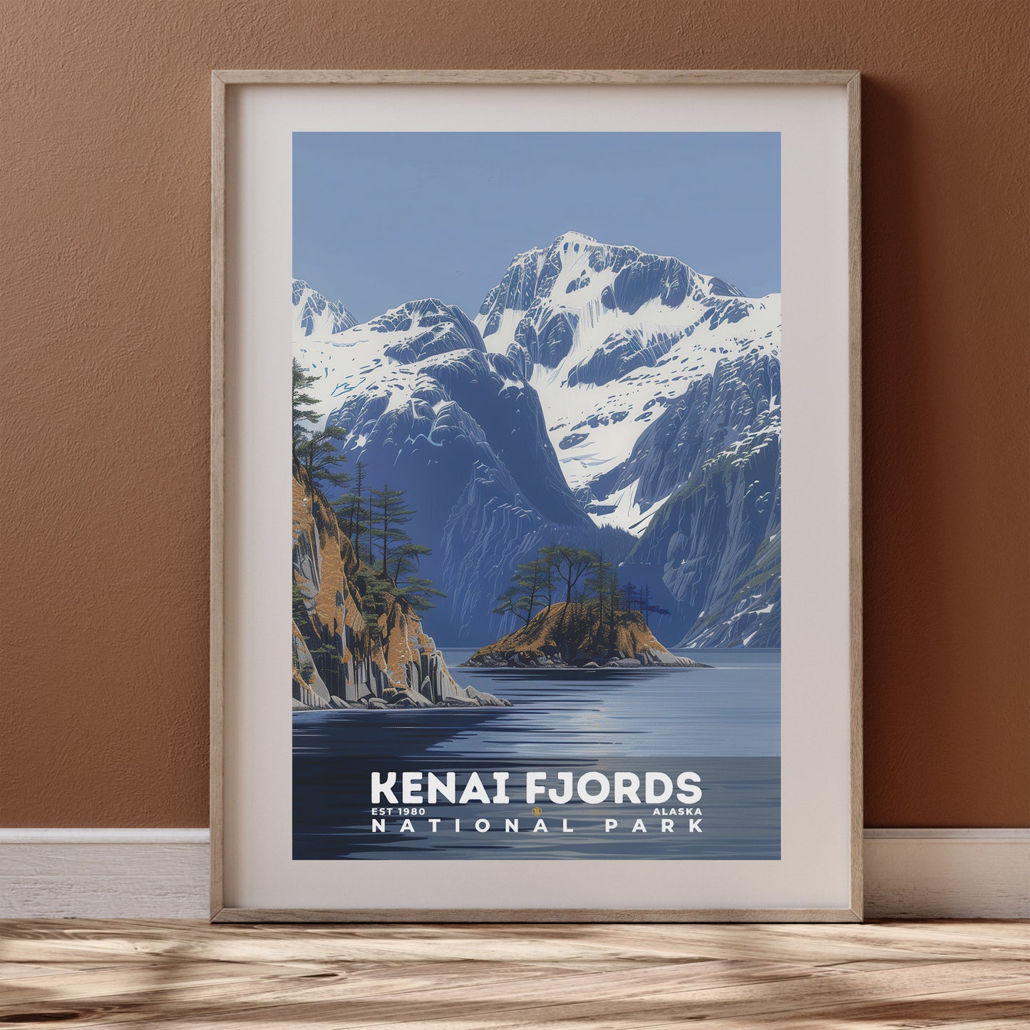 Kenai Fjords National Park Poster | S19