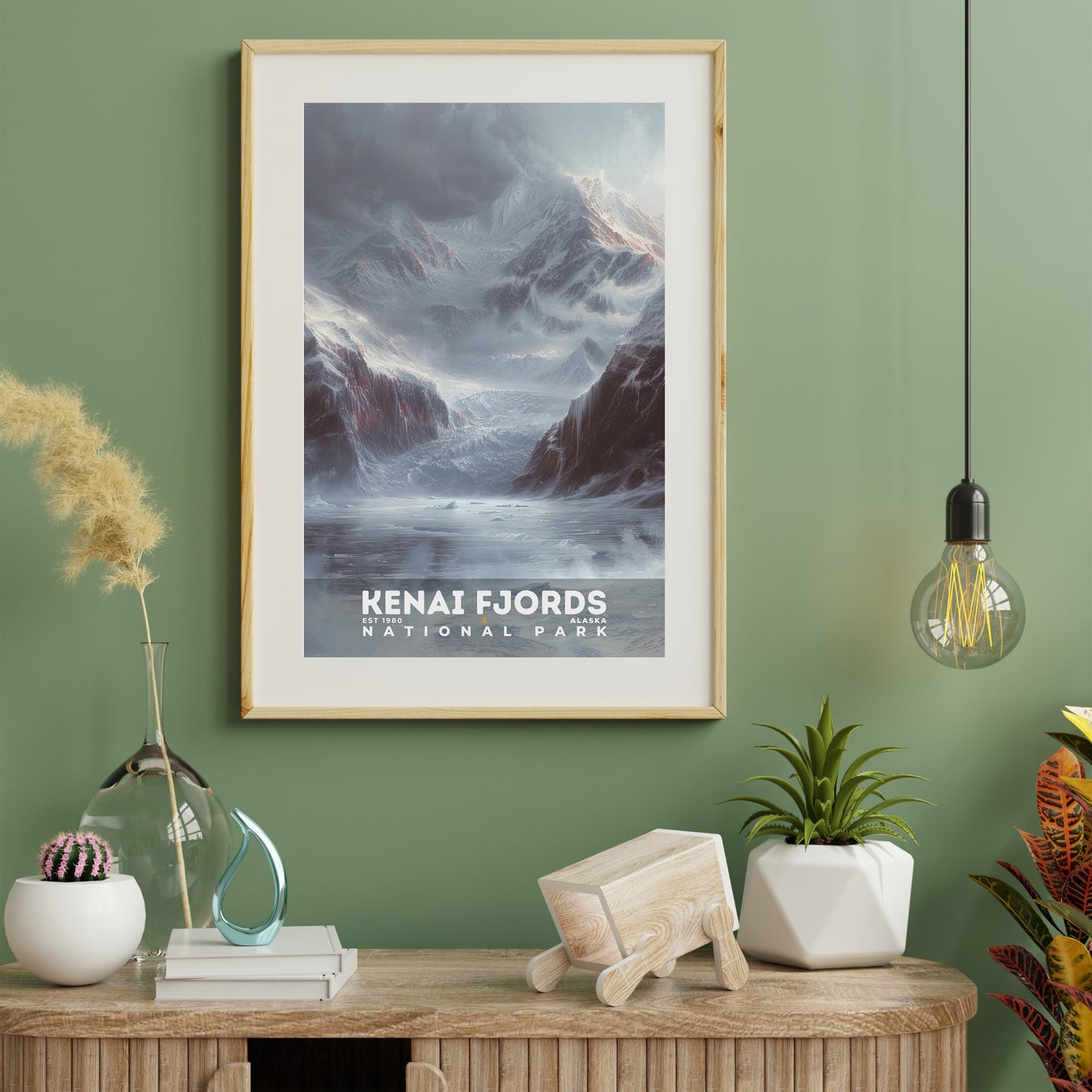 Kenai Fjords National Park Poster | S12