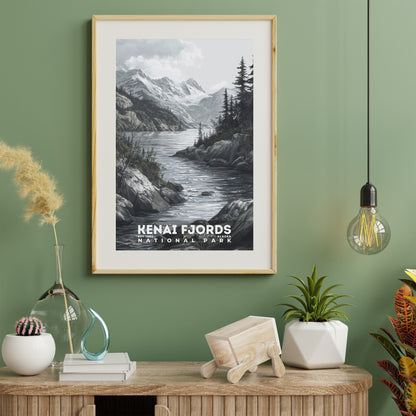 Kenai Fjords National Park Poster | S17