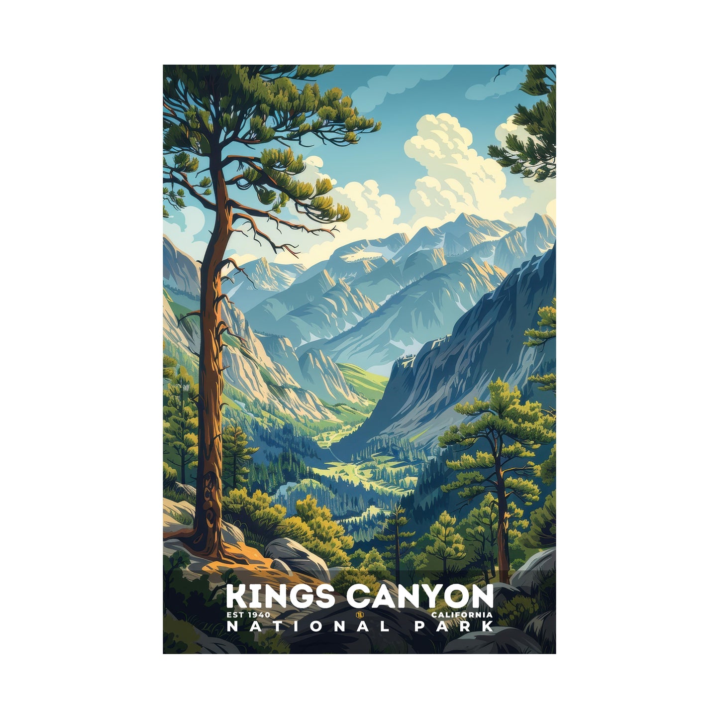 Kings Canyon National Park Poster | S11