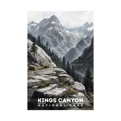 Kings Canyon National Park Poster | S17