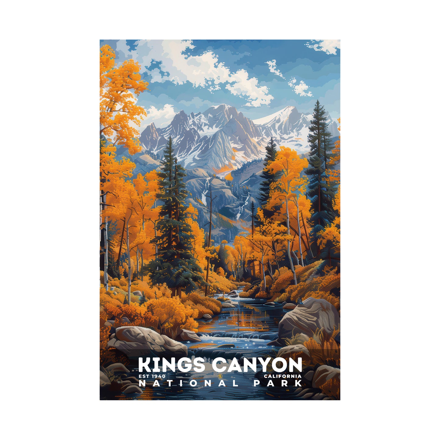 Kings Canyon National Park Poster | S18