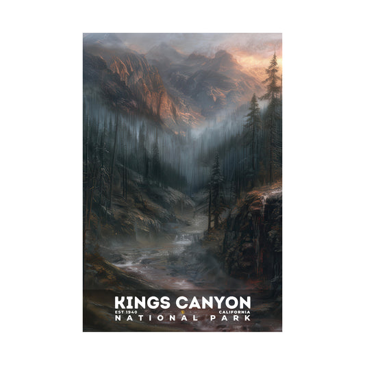 Kings Canyon National Park Poster | S12