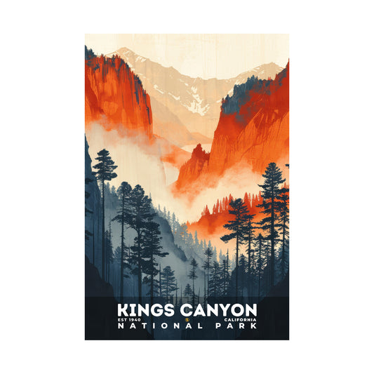 Kings Canyon National Park Poster | S20