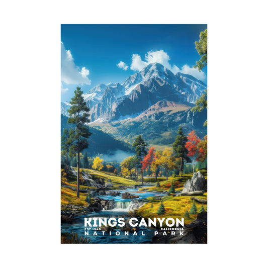 Kings Canyon National Park Poster | S16