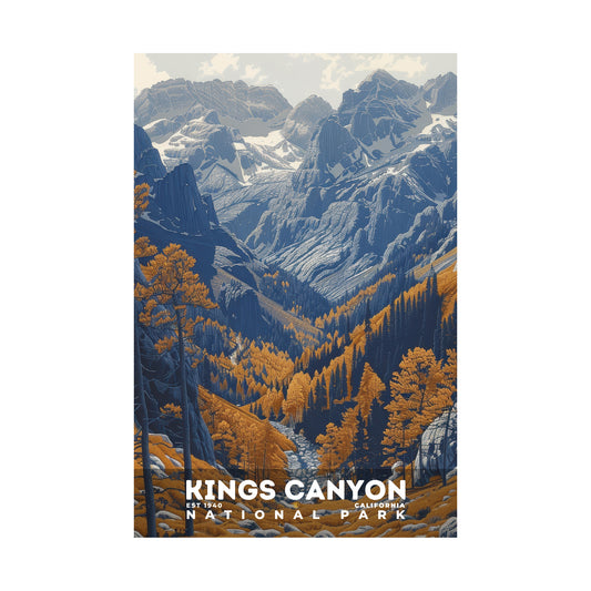 Kings Canyon National Park Poster | S19