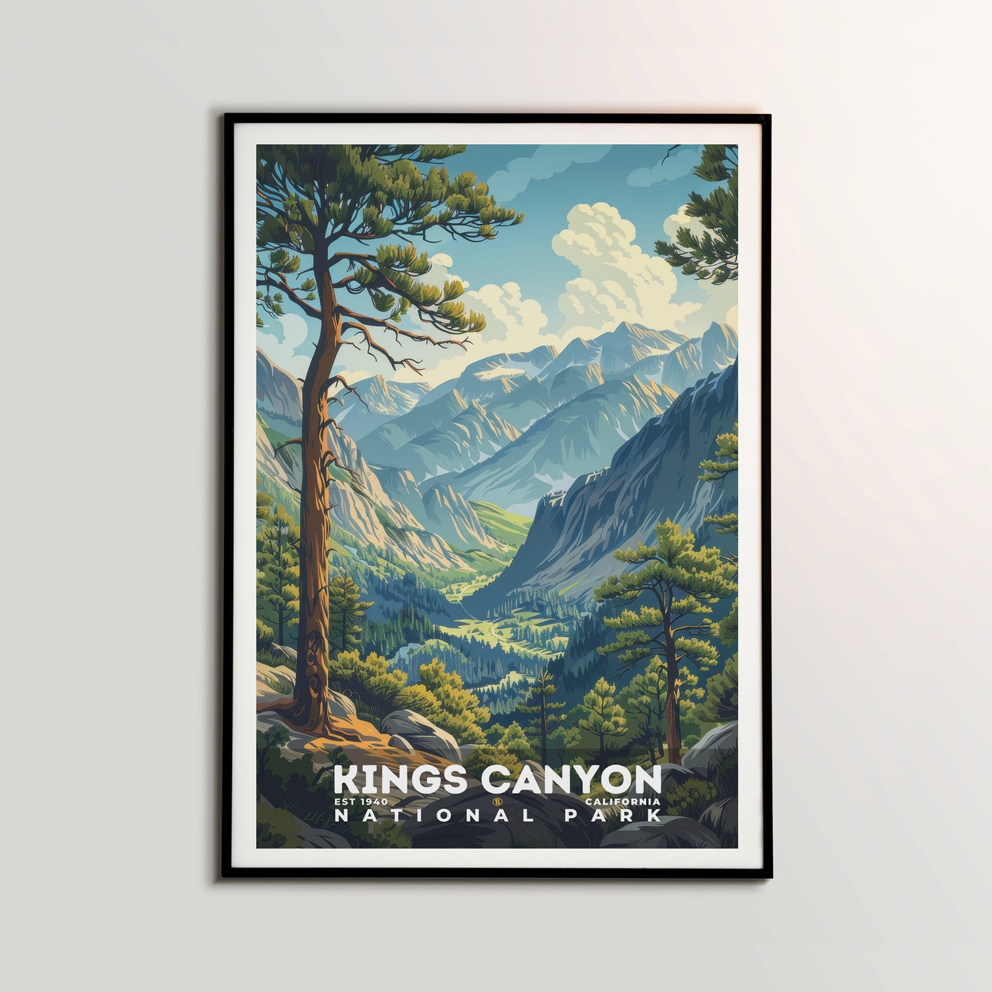 Kings Canyon National Park Poster | S11