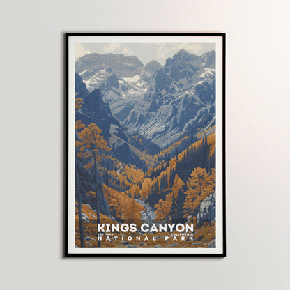 Kings Canyon National Park Poster | S19