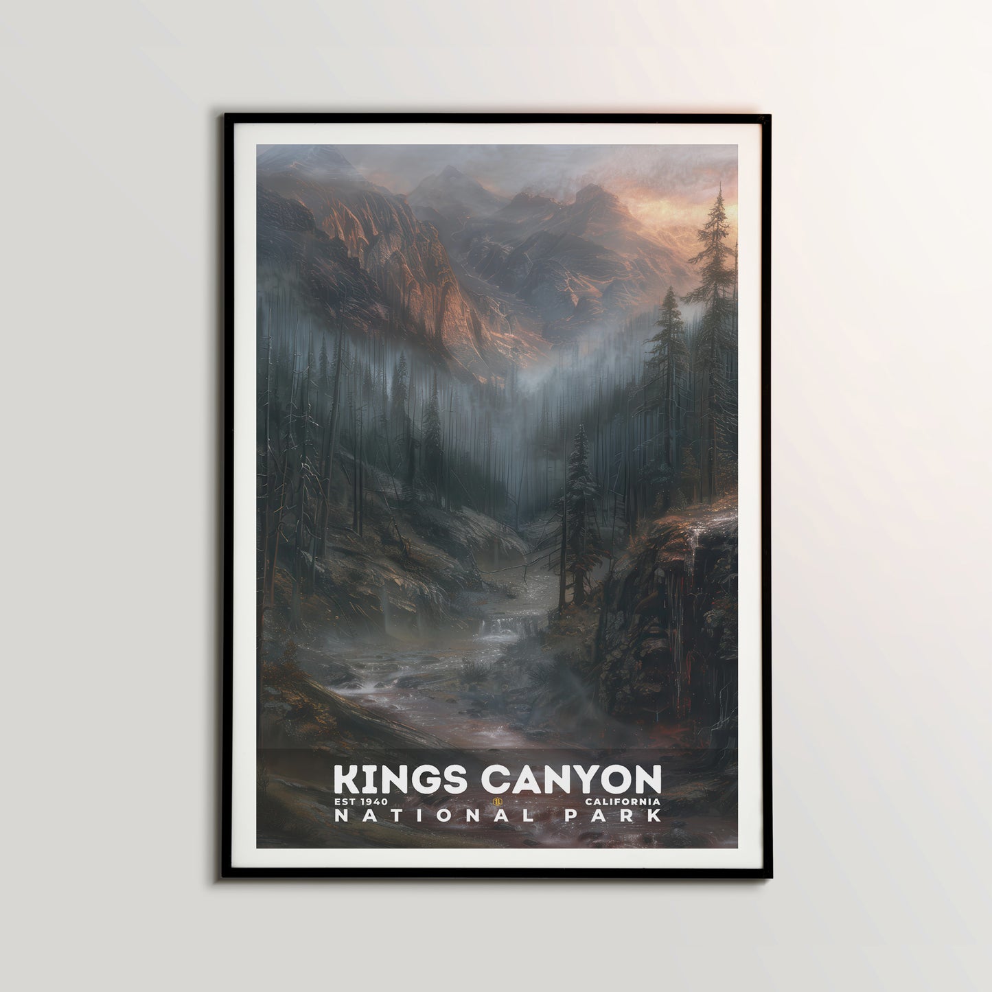 Kings Canyon National Park Poster | S12