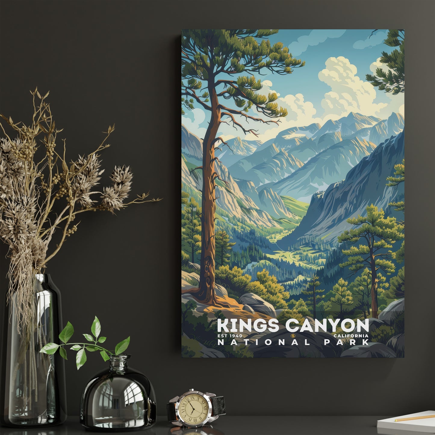 Kings Canyon National Park Poster | S11