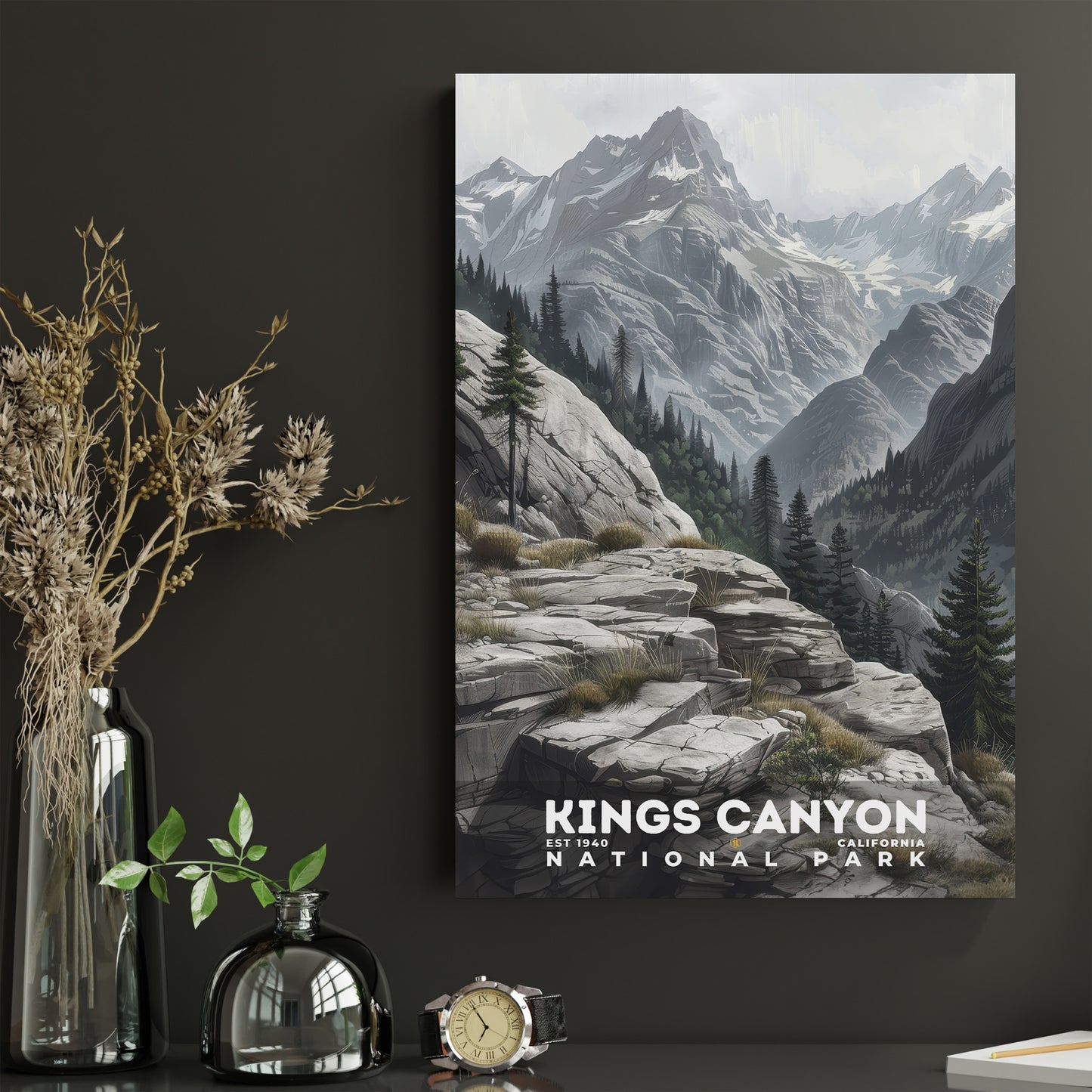 Kings Canyon National Park Poster | S17