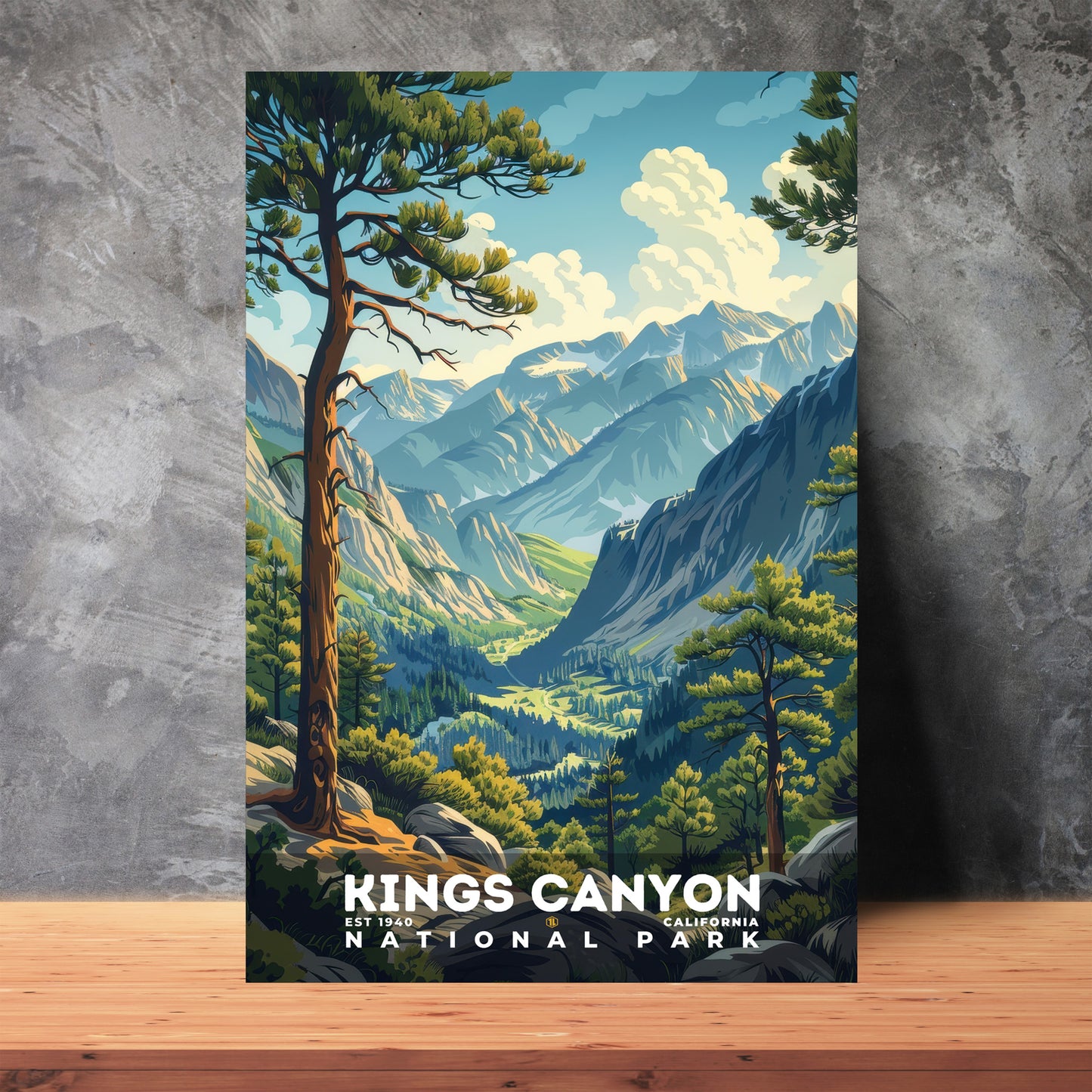 Kings Canyon National Park Poster | S11