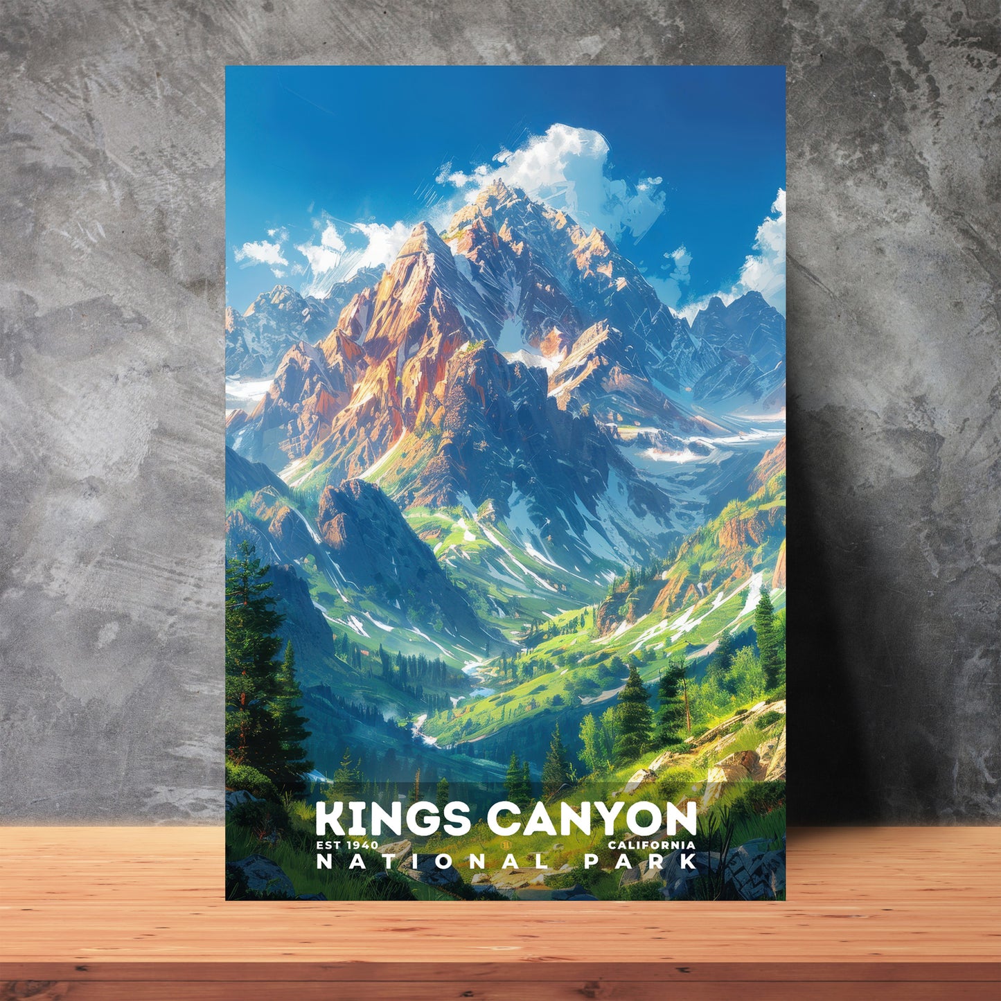 Kings Canyon National Park Poster | S13