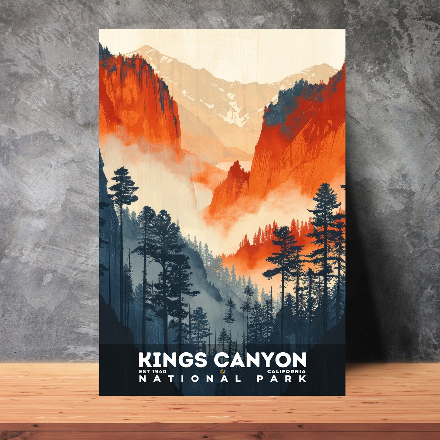 Kings Canyon National Park Poster | S20