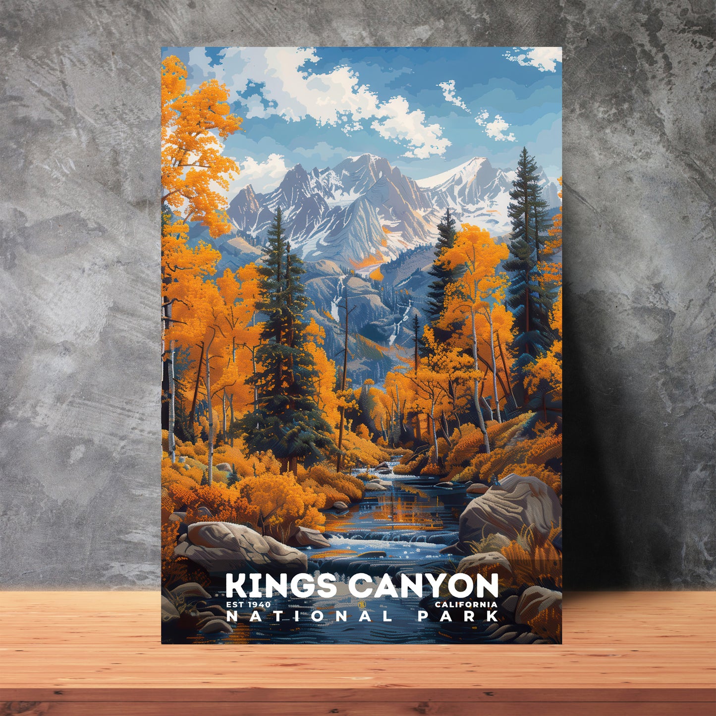 Kings Canyon National Park Poster | S18