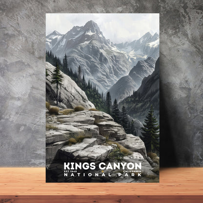 Kings Canyon National Park Poster | S17