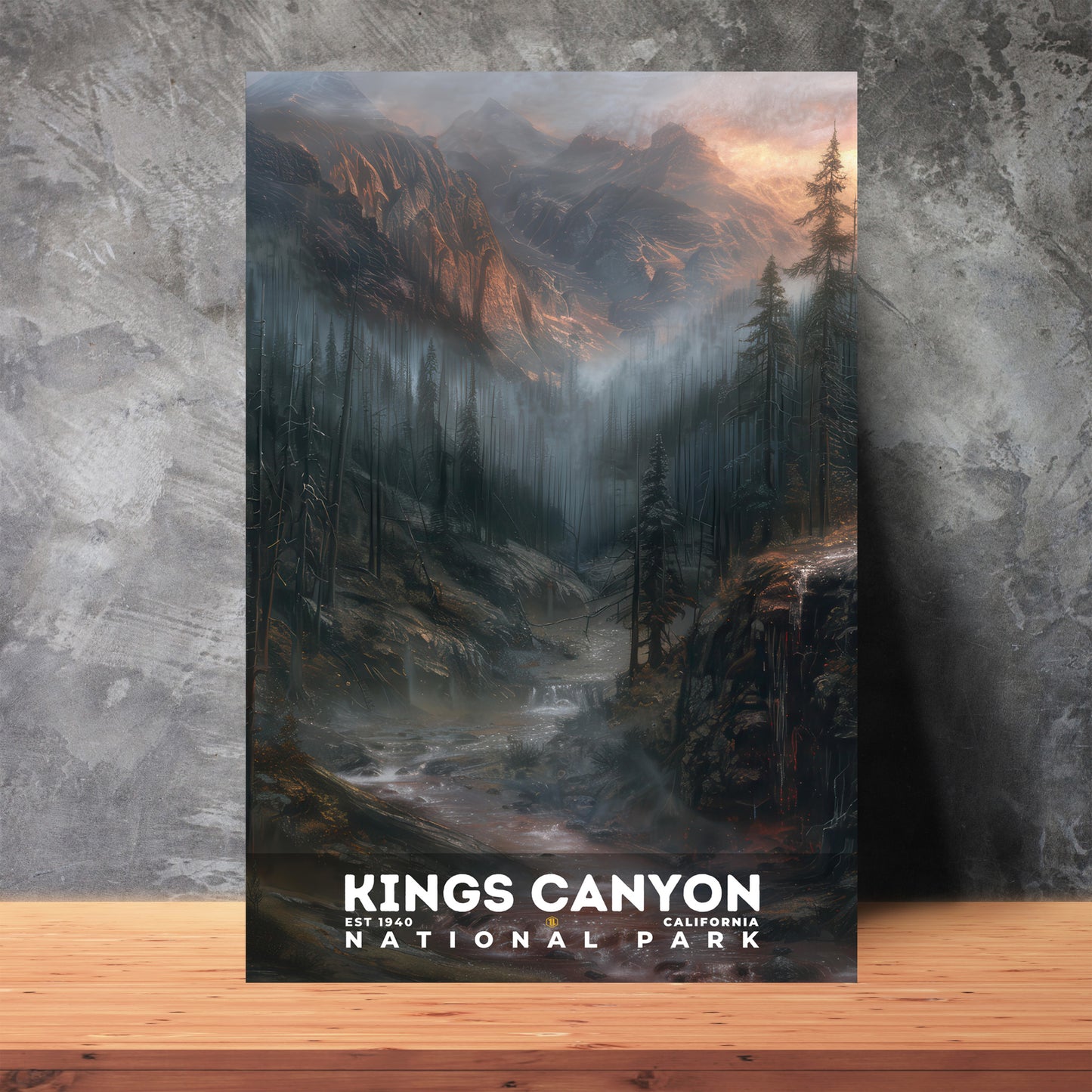Kings Canyon National Park Poster | S12