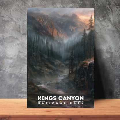 Kings Canyon National Park Poster | S12