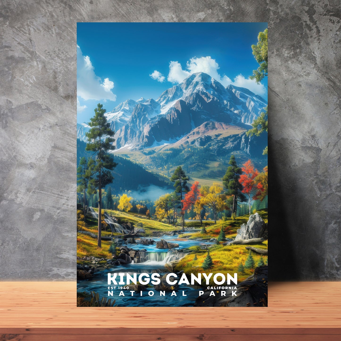 Kings Canyon National Park Poster | S16