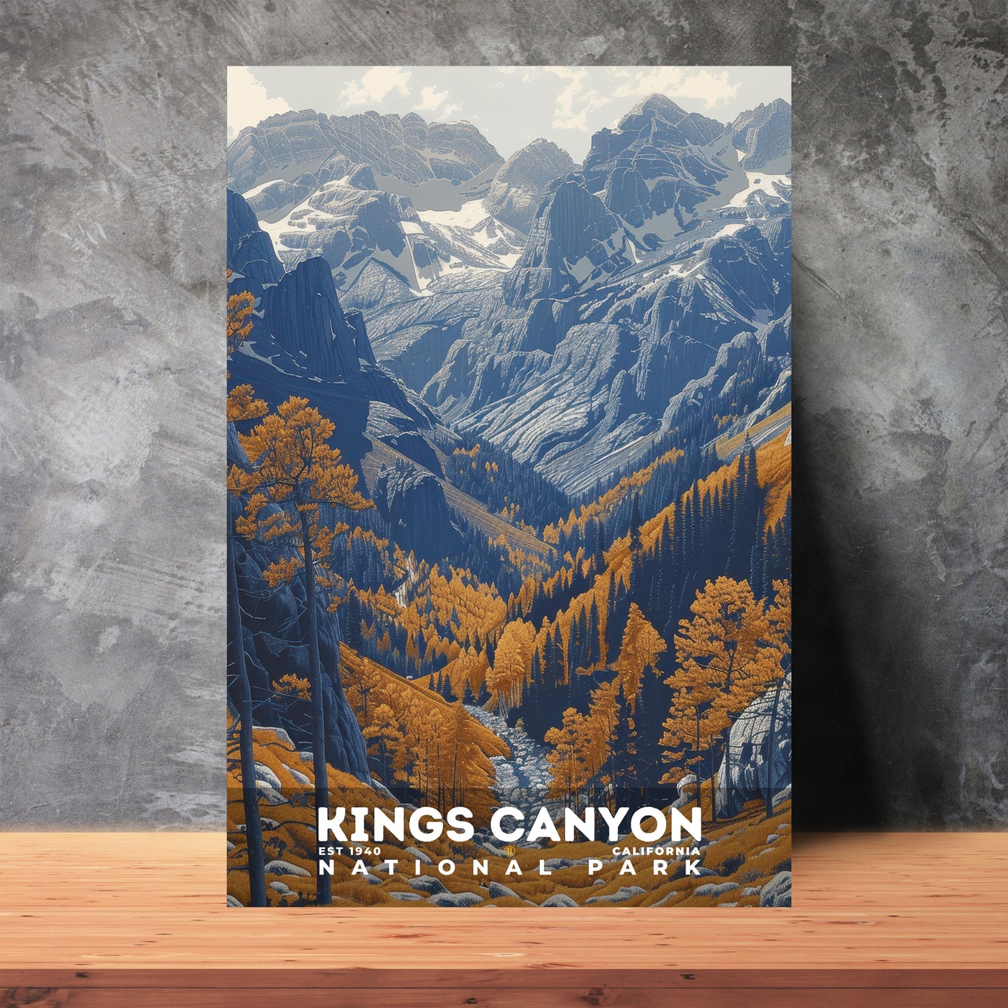 Kings Canyon National Park Poster | S19