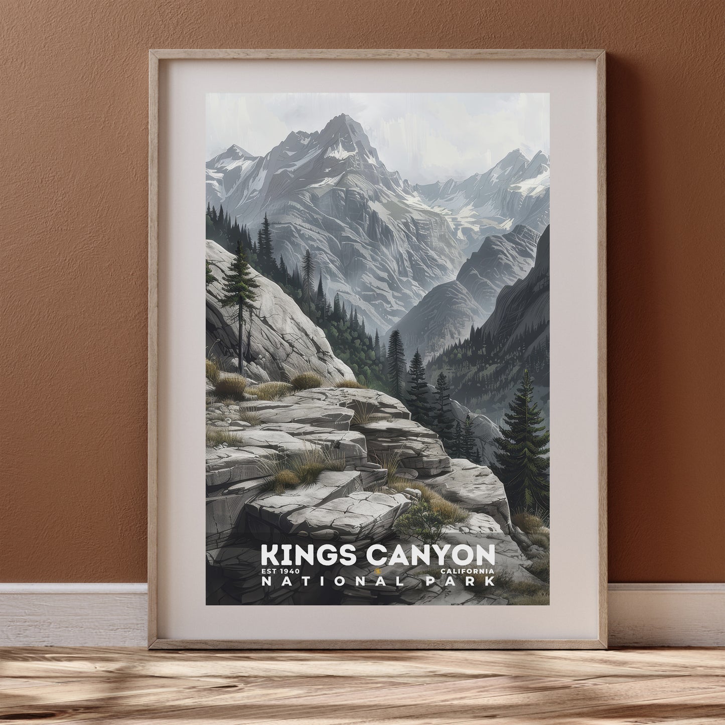 Kings Canyon National Park Poster | S17