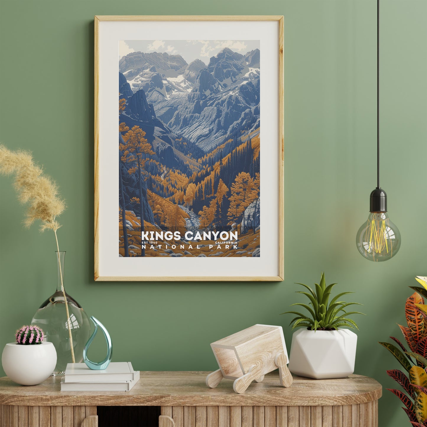 Kings Canyon National Park Poster | S19