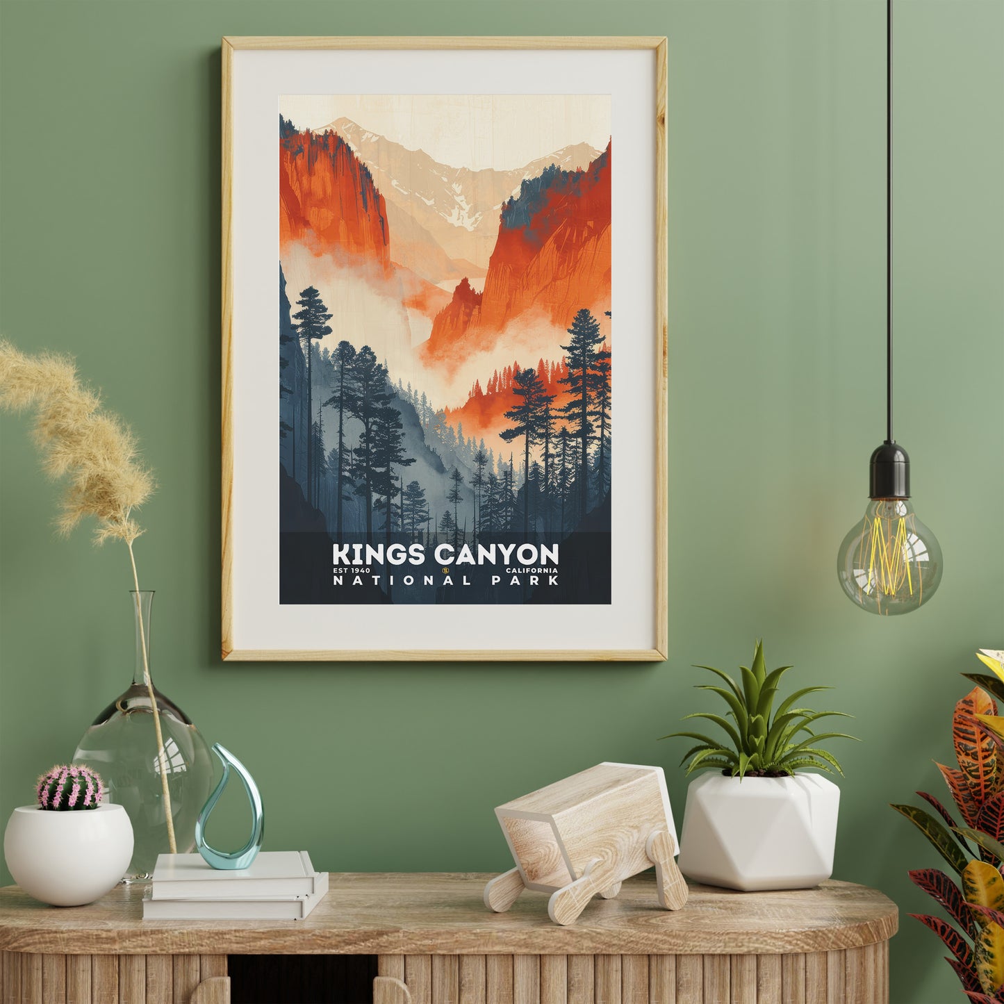 Kings Canyon National Park Poster | S20