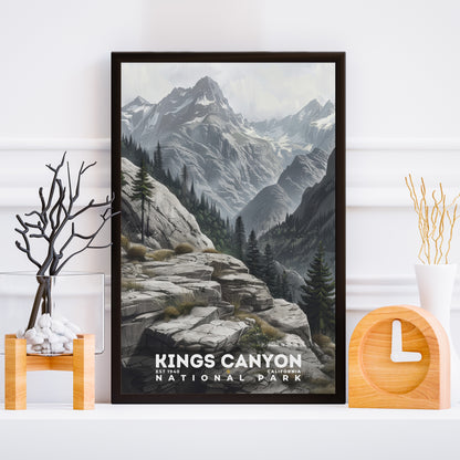 Kings Canyon National Park Poster | S17