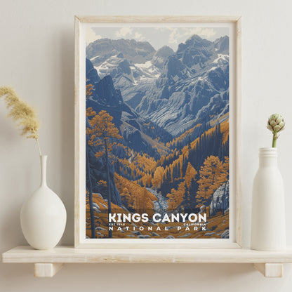 Kings Canyon National Park Poster | S19