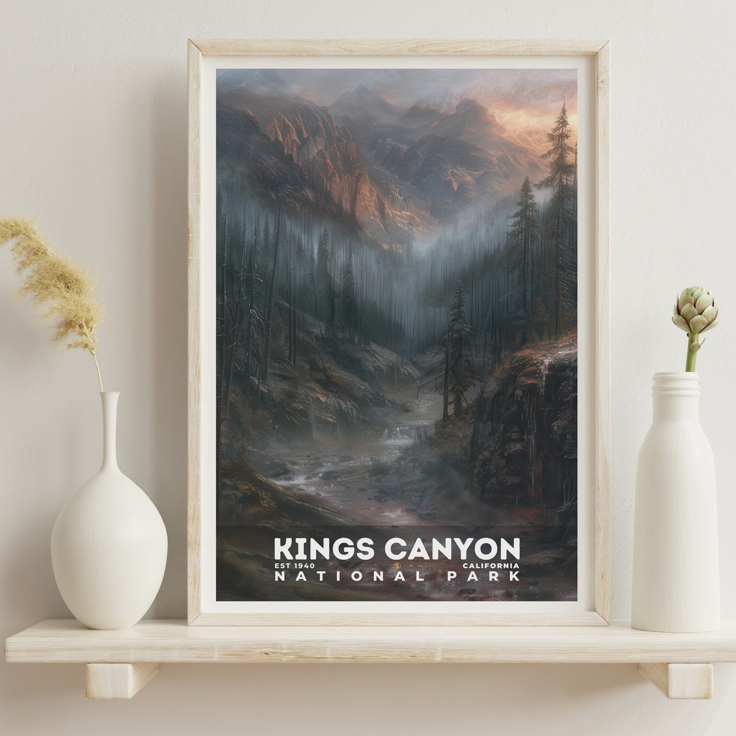 Kings Canyon National Park Poster | S12