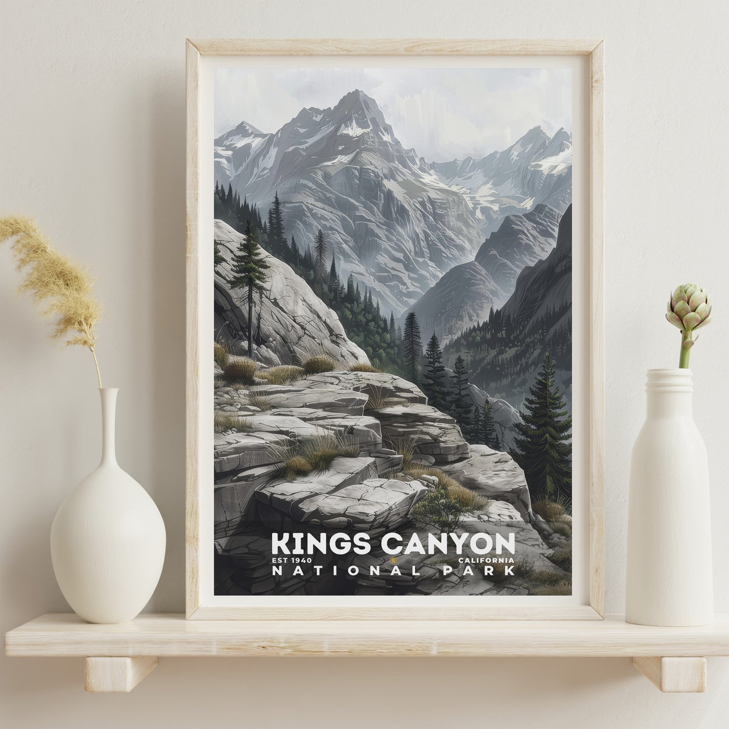 Kings Canyon National Park Poster | S17