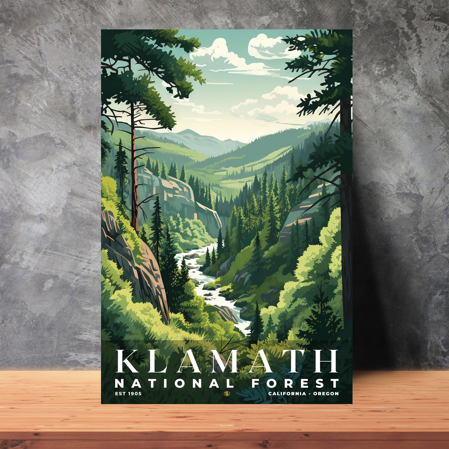 Klamath National Forest Poster | S01