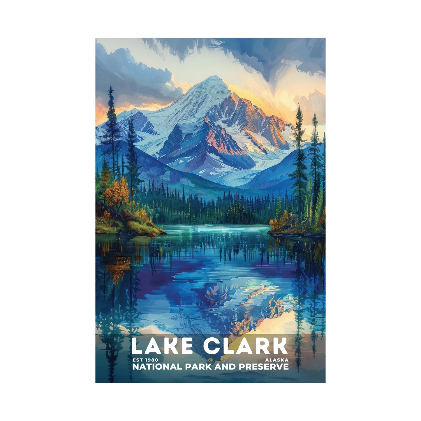 Lake Clark National Park Poster | S11