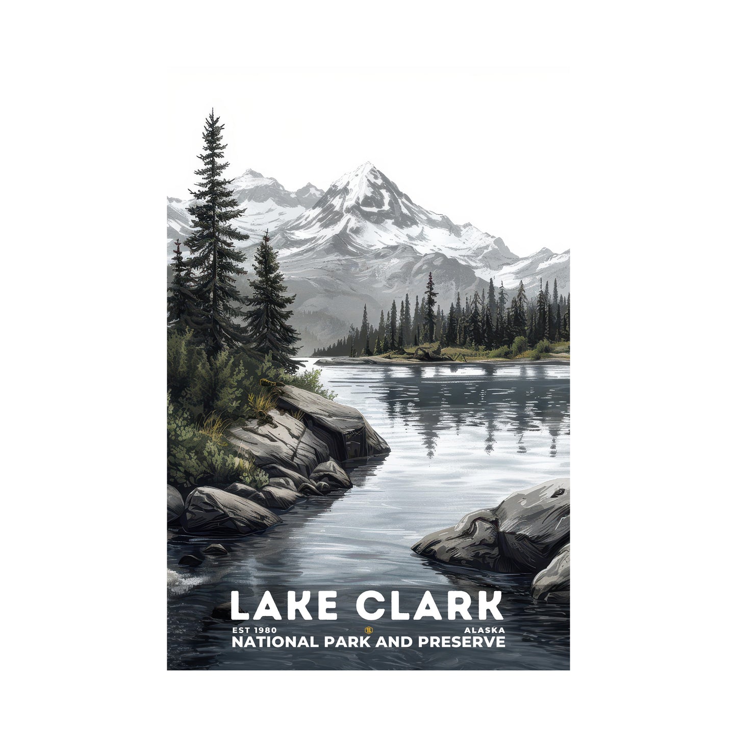 Lake Clark National Park Poster | S17