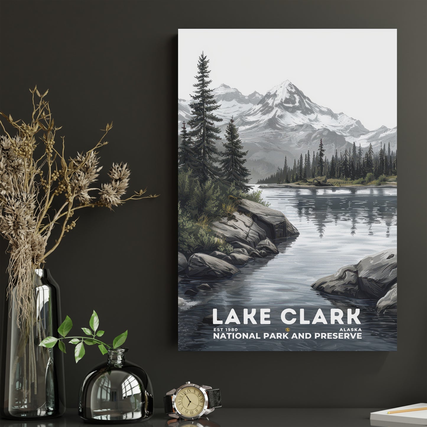 Lake Clark National Park Poster | S17