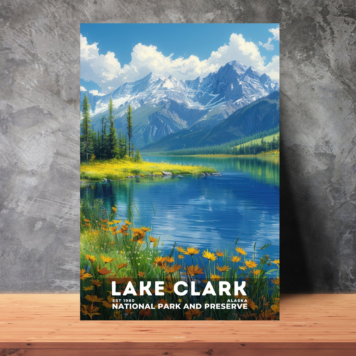 Lake Clark National Park Poster | S13