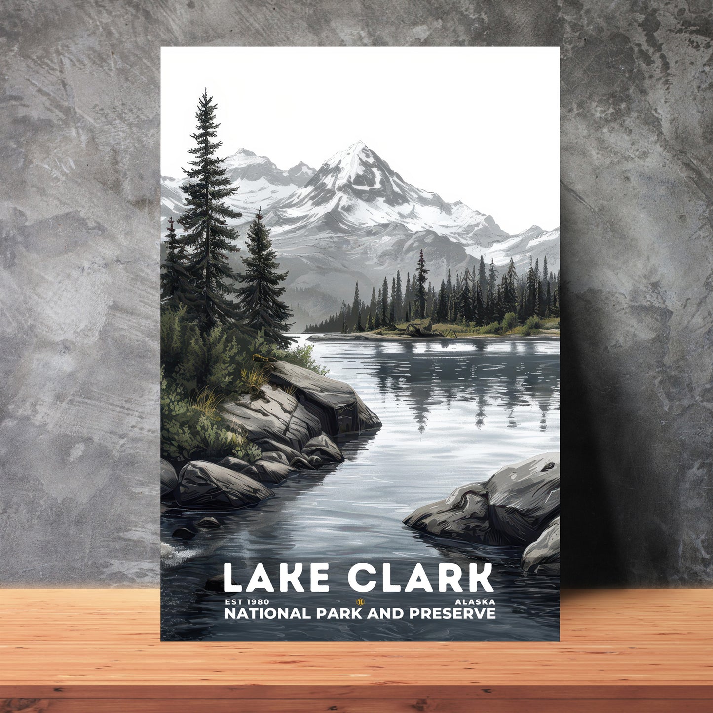 Lake Clark National Park Poster | S17